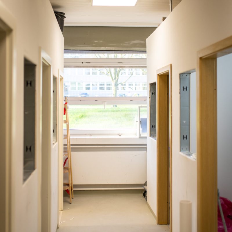 Malerkabinen zur Vorbereitung auf die Prüfungen